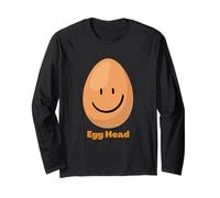 Maglietta Egg Head Smarty Pant Funny Quiz team Maglia a Manica