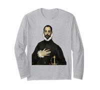 Maglietta El Greco Art con la mano sul petto Maglia a Manica