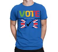 Maglietta Elezioni generali 2024 Vota democrazia stop the Tories voto #GE9