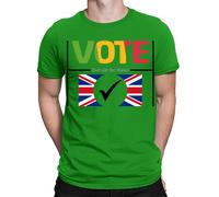 Maglietta Elezioni generali 2024 Vota democrazia stop the Tories voto #GE9