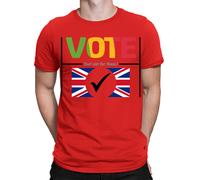 Maglietta Elezioni generali 2024 Vota democrazia stop the Tories voto #GE9