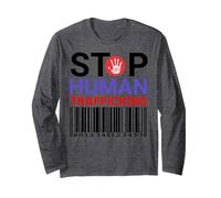 Maglietta End Human Trafficking - Stop Human Trafficking Maglia a Manica