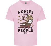 Maglietta Equestre Per Bambini Horse Riding Perché La Gente Fa Schifo