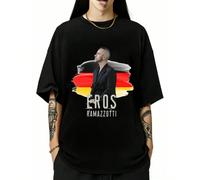 Maglietta Eros Ramazzotti, top estivi a maniche corte. Nuovo stile 2026. Traspirante, comoda e alla moda. Adatta per varie occasioni. L,M,S,XL,XXL,XXXLHalloweenCotone