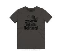 Maglietta Esercito Tedesco Die Deutschen Wehrmacht Stahlhelm WK1 Helmet T-Shirt