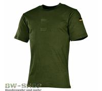MAGLIETTA ESERCITO TEDESCO TROPI OLIVA BW CANOTTIERA + BANDIERE E chiusura a ...