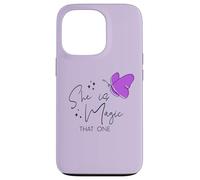Maglietta estiva da donna con scritta in inglese "She is Magic That One" Custodia per iPhone 13 Pro