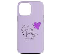 Maglietta estiva da donna con scritta in inglese "She is Magic That One" Custodia per iPhone 13 Pro Max