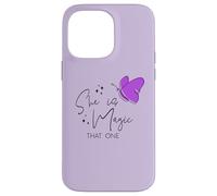 Maglietta estiva da donna con scritta in inglese "She is Magic That One" Custodia per iPhone 14 Pro Max
