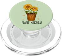 Maglietta estiva girasole per mamma insegnante floreale Pianta gentilezza PopSockets PopGrip per MagSafe