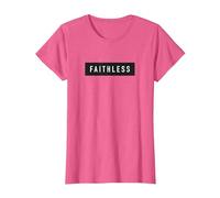 Maglietta Faithless Motivational Fedele Maglietta, Donna, Rosa mélange, S