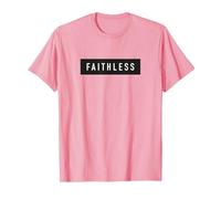 Maglietta Faithless Motivational Fedele Maglietta, Uomo, Rosa, L
