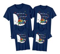 Maglietta Family Elephant Puzzle Autism Awareness Day Tee Spectrum...