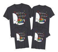 Maglietta Family Elephant Puzzle Autism Awareness Day Tee Spectrum...