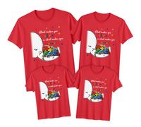 Maglietta Family Elephant Puzzle Autism Awareness Day Tee Spectrum...