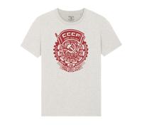 Maglietta Fedeli Alla Linea Musica Punk Rock Sovietico Stella Rossa CCCP T-shirt