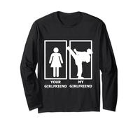 Maglietta Fidanzata Taekwondo - Incontri Taekwondo Girl Maglia a Manica