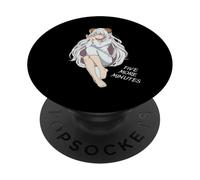 Maglietta Five More Minutes - Carina e morbida ragazza assonnata Kawaii Anime PopSockets PopGrip Adesivo