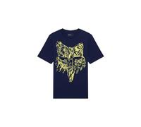 Maglietta fox con stampa hd blu per bambino