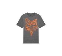 Maglietta fox con stampa hd grigia per bambini