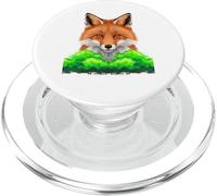 Maglietta Foxe per uomini, bambini, ragazzi, volpi, lupi ululanti, volpi PopSockets PopGrip per MagSafe