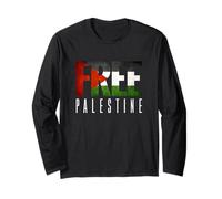 Maglietta Free Palestine Maglia a Manica