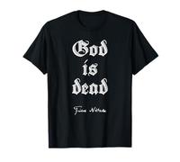 Maglietta Friedrich Nietzsche Philosophy T-Shirt God Is Dead Maglietta