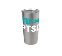 Maglietta FU PTSD - Consapevolezza del disturbo da stress post traumatico Bicchiere termico in acciaio inox doppia parete