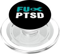 Maglietta FU PTSD - Consapevolezza del disturbo da stress post traumatico PopSockets PopGrip per MagSafe