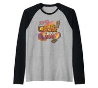 Maglietta Funny This Place Is A Zoo Humor Maglia con Maniche Raglan