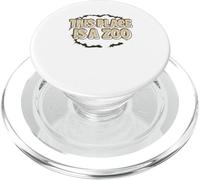 Maglietta Funny This Place Is A Zoo Humor PopSockets PopGrip per MagSafe