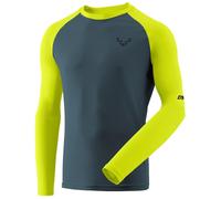 Maglia Dynafit Alpine Pro manica lunga grigio azzurro giallo - XXL