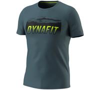 Maglietta funzionale da uomo Dynafit Transalper Graphic S/S Tee M Taglia: M / Colore: grigio/giallo