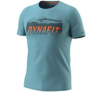 Maglietta funzionale da uomo Dynafit Transalper Graphic S/S Tee M Taglia: XL / Colore: blu/nero