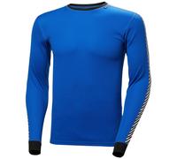 Maglietta funzionale da uomo Helly Hansen HH Lifa Stripe Crew Taglia: L / Colore: blu
