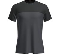 Maglietta funzionale da uomo Icebreaker Men Merino 125 Cool-Lite™ Sphere III SS Tee Colour Block Taglia: L / Colore: grigio/nero
