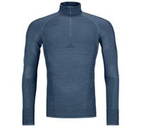 Ortovox - 230 Competition Zip Neck M Petrol Blue, maglia termica uomo - Size: L, Color: petrol blue