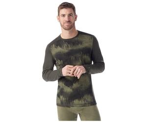 Maglietta funzionale da uomo Smartwool M Classic Thermal Merino Base Layer Crew Boxed Taglia: XL / Colore: verde/nero