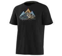 Maglietta funzionale da uomo Smartwool Triangle Mountain Active Short Sleeve Graphic Tee Taglia: XL / Colore: nero