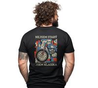 Maglietta funzionale nanosilver® I AM A CLASSIC nera 2XL