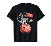 Maglietta Galaxy Mars Spaces Science Geeks «I'm Now Here» Maglietta