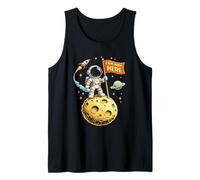 Maglietta Galaxy Moon Spaces Science Geeks I'm Now Here Canotta