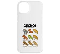 Maglietta Geckos of the World Rettili Lucertole Design Custodia per iPhone 14 Plus
