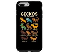 Maglietta Geckos of the World Rettili Lucertole Design Custodia per iPhone 7 Plus/8 Plus