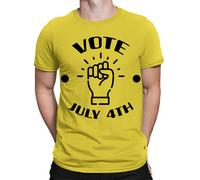 Maglietta General Election 2024 UK Vote Democracy Stop The Tories Voting #GE10