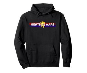 Maglietta genoa gente di mare, cuori rossoblu zena grifone Felpa con Cappuccio