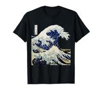 Maglietta giapponese Kanagawa The great wave Maglietta