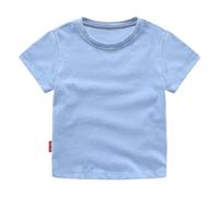 Maglietta girocollo con vestibilità classica per e ragazze | Cotton Soft Multi Pack a maniche corte Basic e maglietta per la scuola, d, 4-5 Jahre