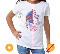 Maglietta girocollo per bambini - Believe - Bianca di DelSol per bambini - 1 maglietta (2T)