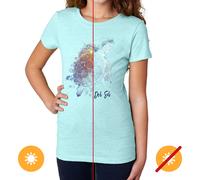 Maglietta girocollo per bambini - Turtle Splash - Blu ghiaccio di DelSol per bambini - 1 pezzo